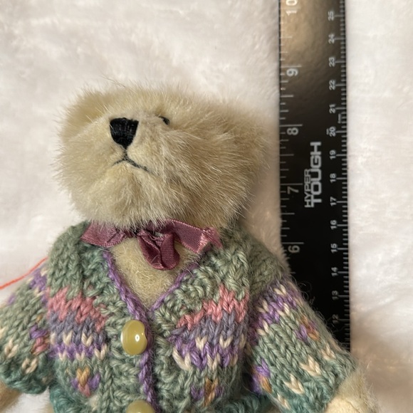 Boyd’s Bear 8” Jointed Bear Wearing Grandpa Sweater - Picture 5 of 5